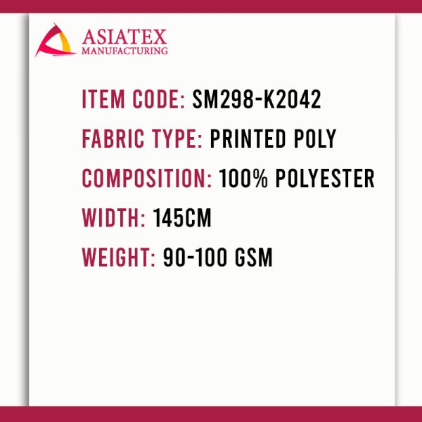 SM298-K2042 – Asiatex Manufacturing